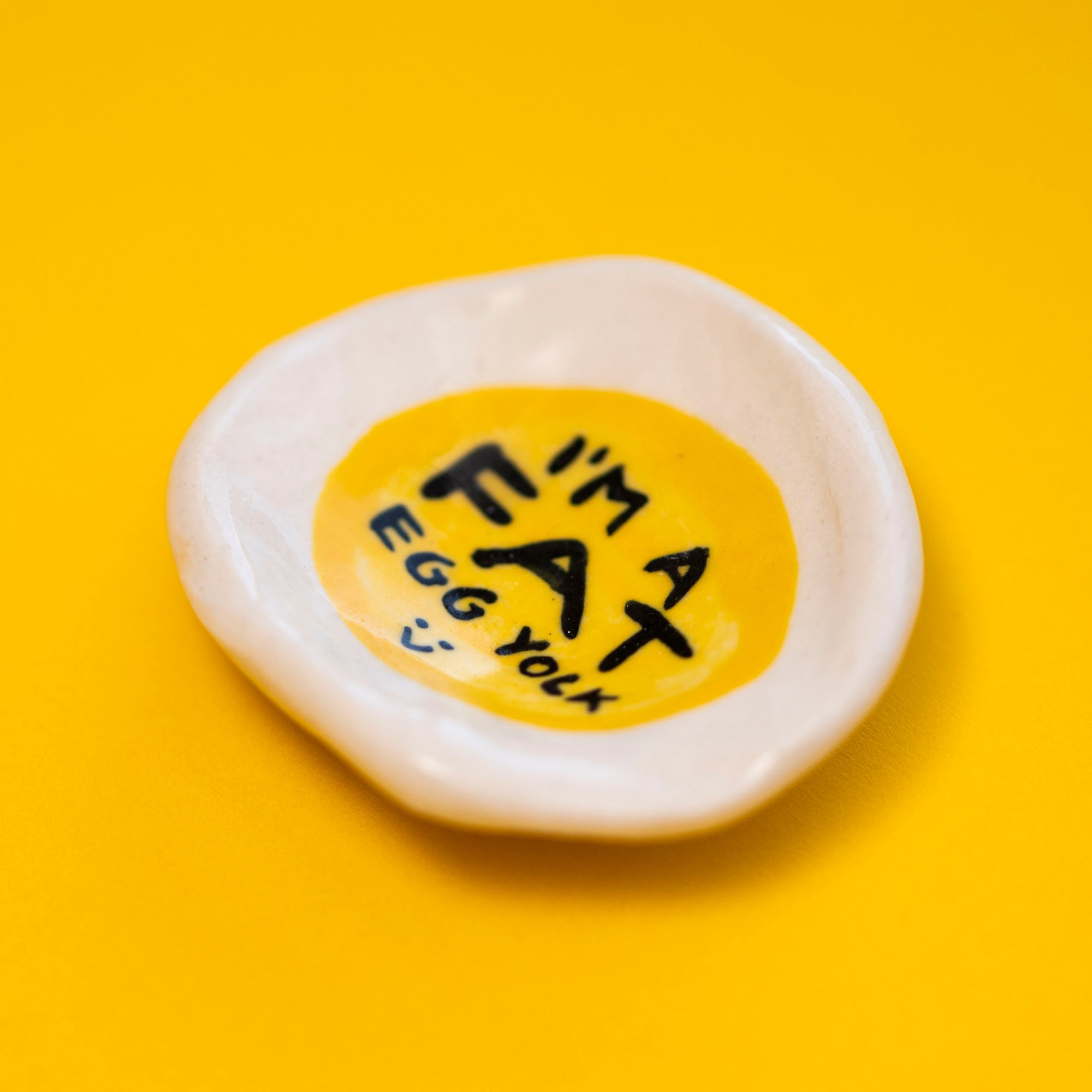 I'm A Fat Egg Yolk Mini Trinket Tray