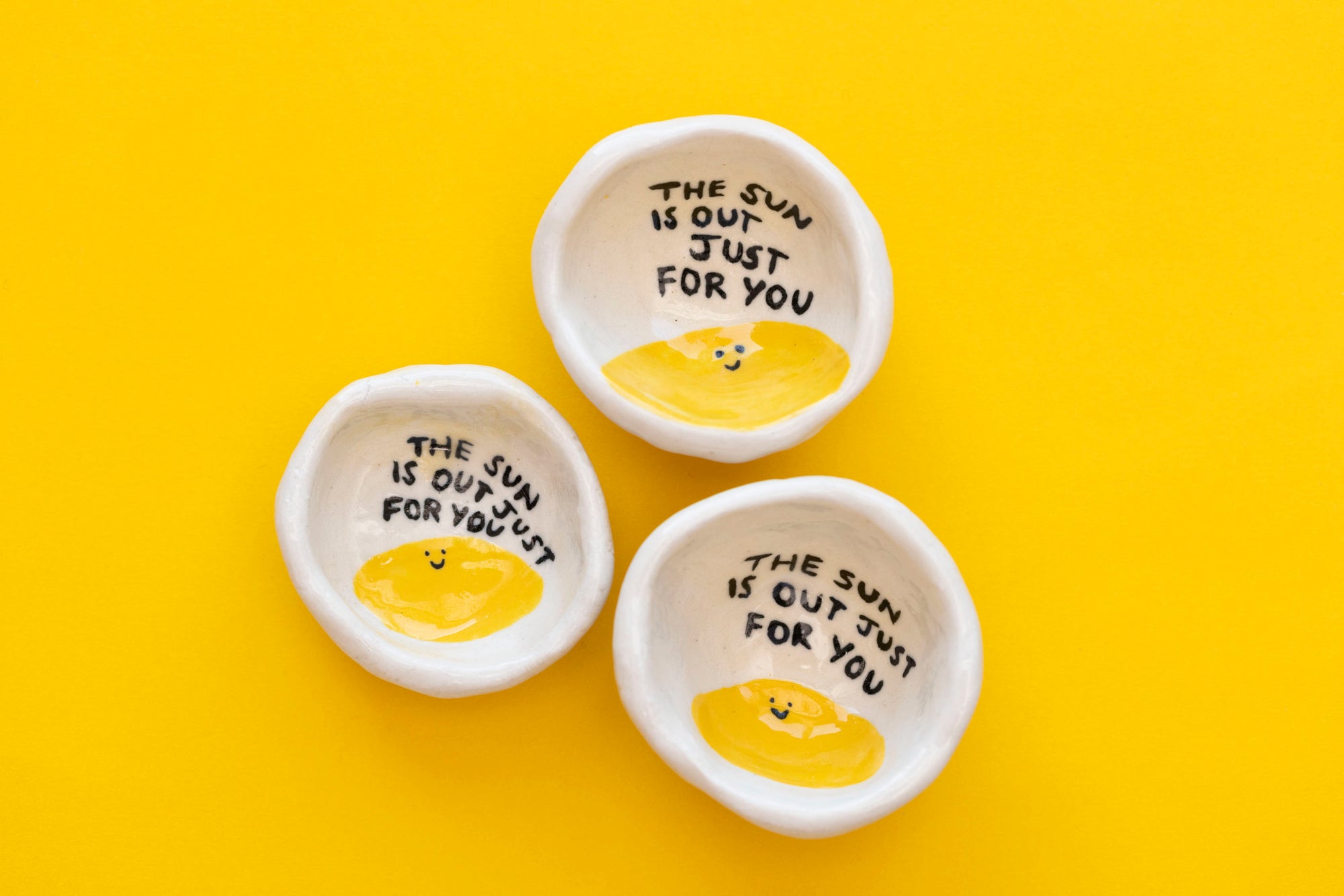 The Sun Is Out Just For You Trinket Dish Tray