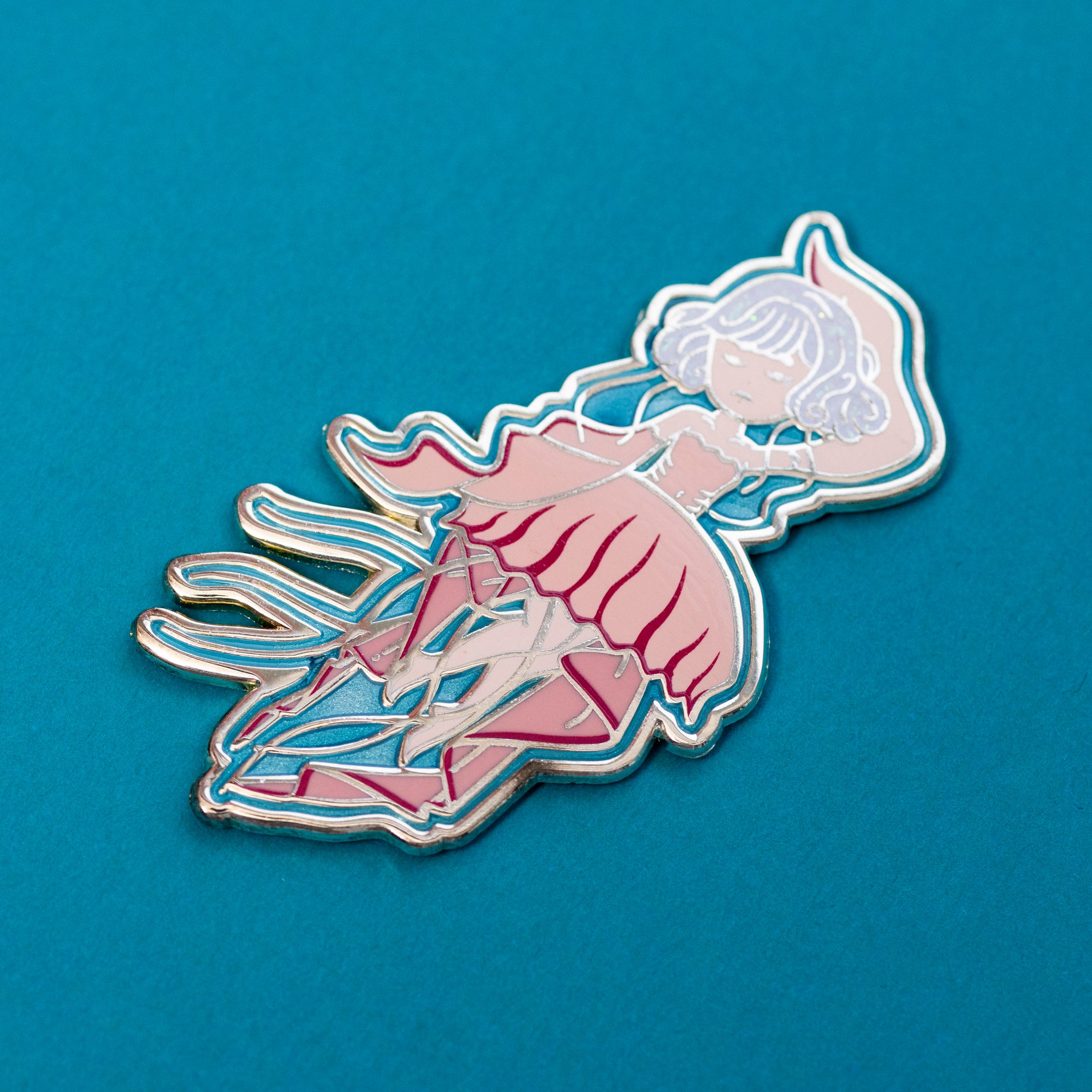 Jellyfish Princess Enamel Pin