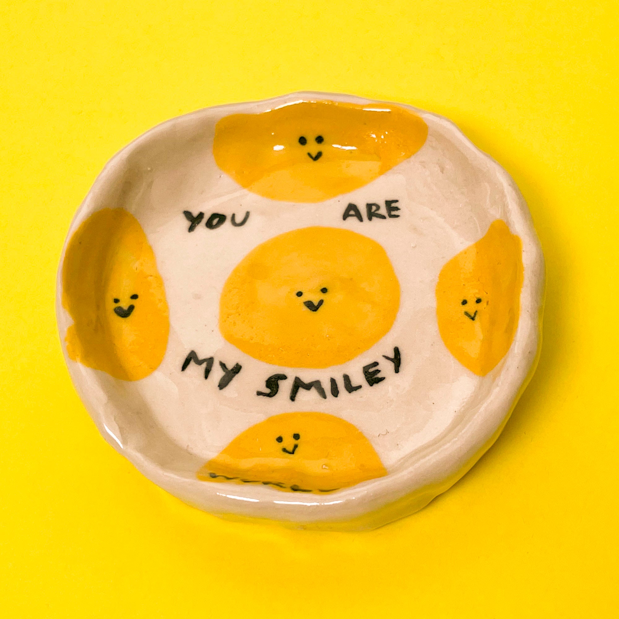 You Are My Smiley World Medium Trinket Dish