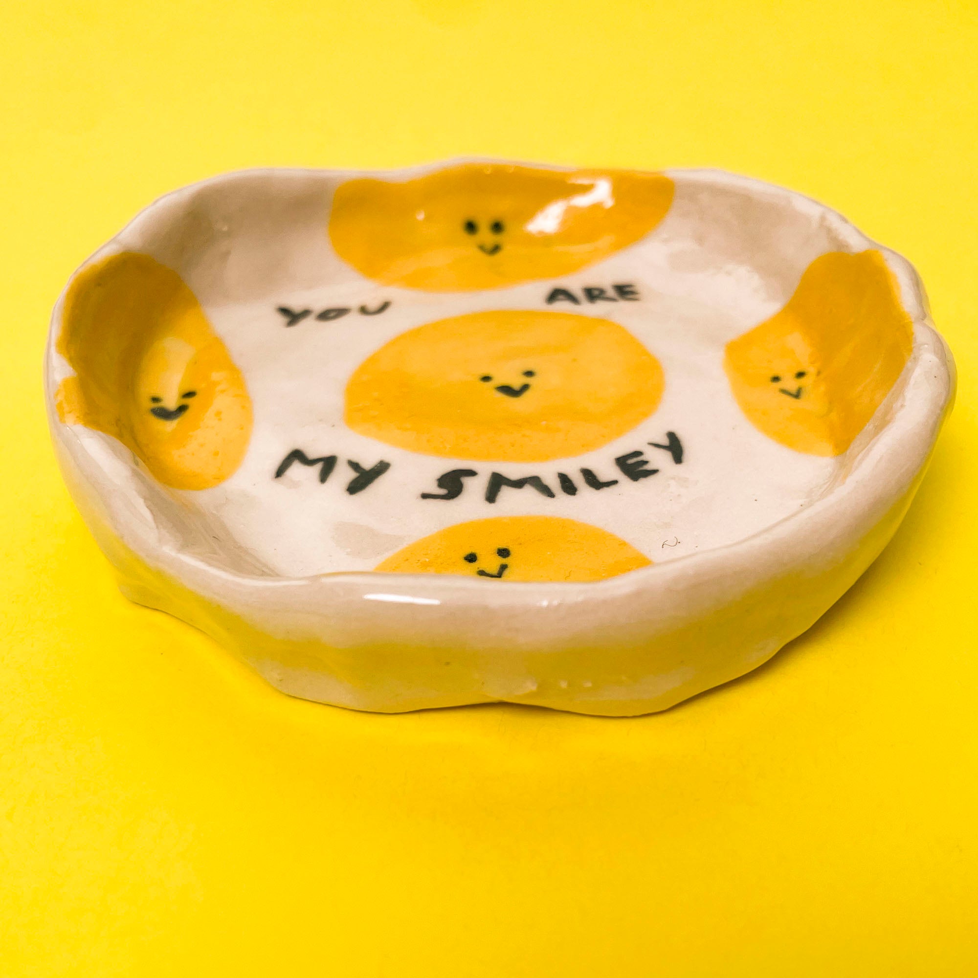 You Are My Smiley World Medium Trinket Dish