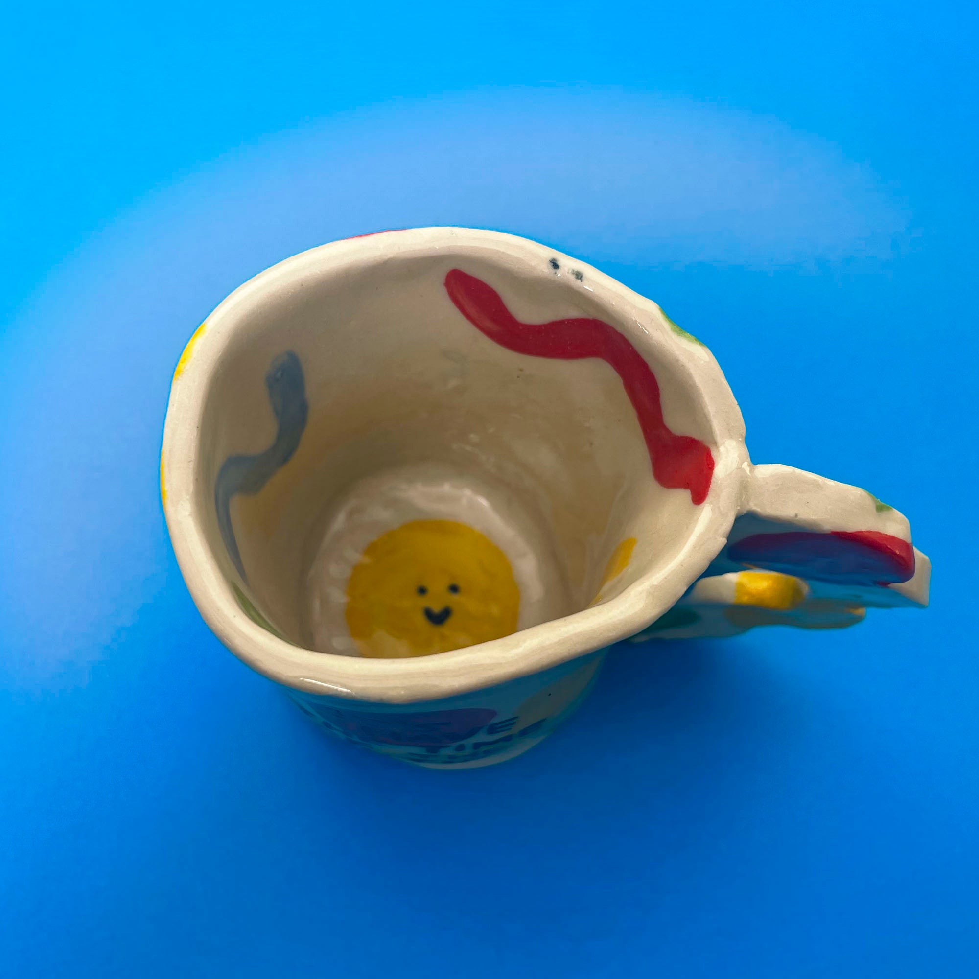 Let's Have The Time of the Century Flower Handle Small Mug