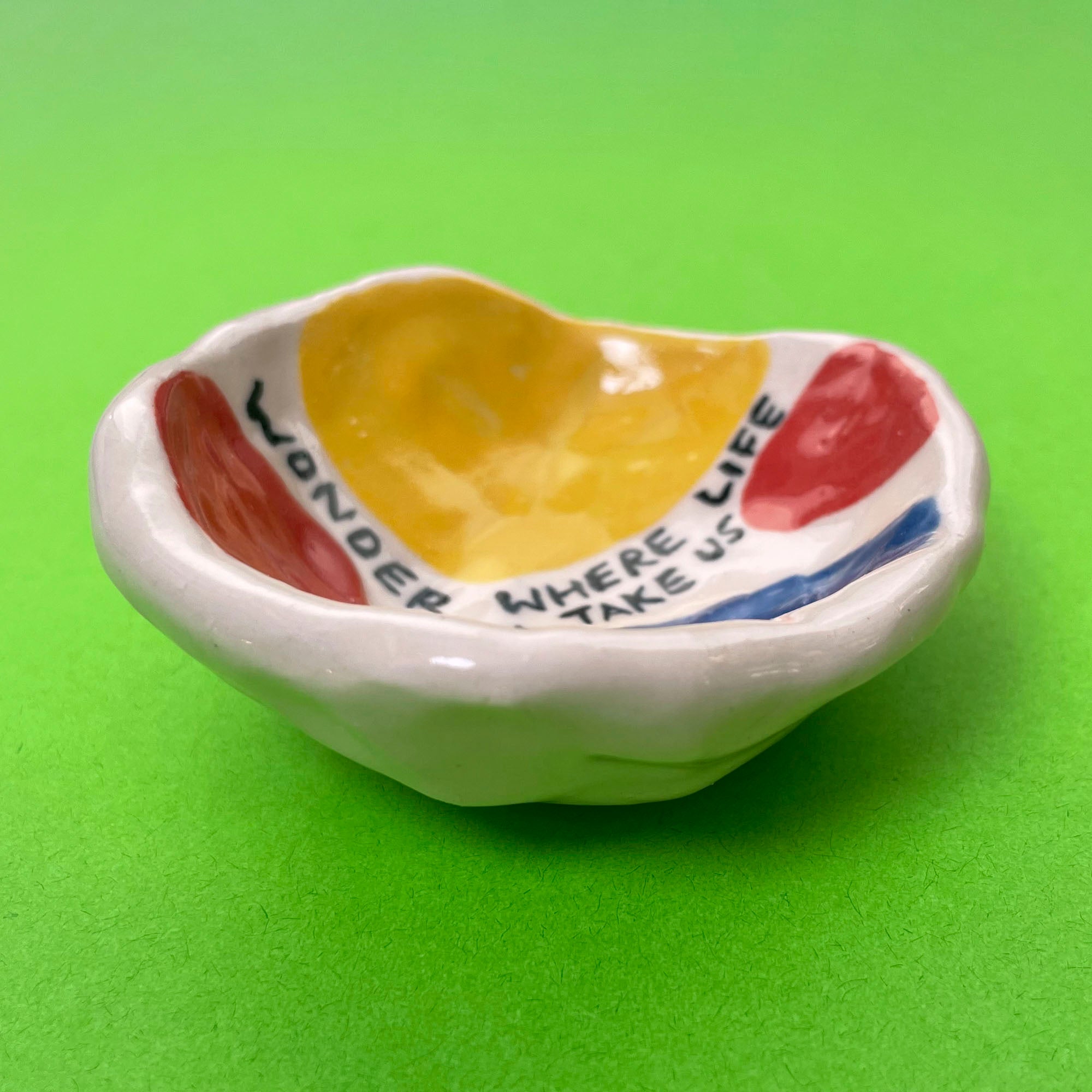 Wonder Where Life Will Take Us Trinket Dish