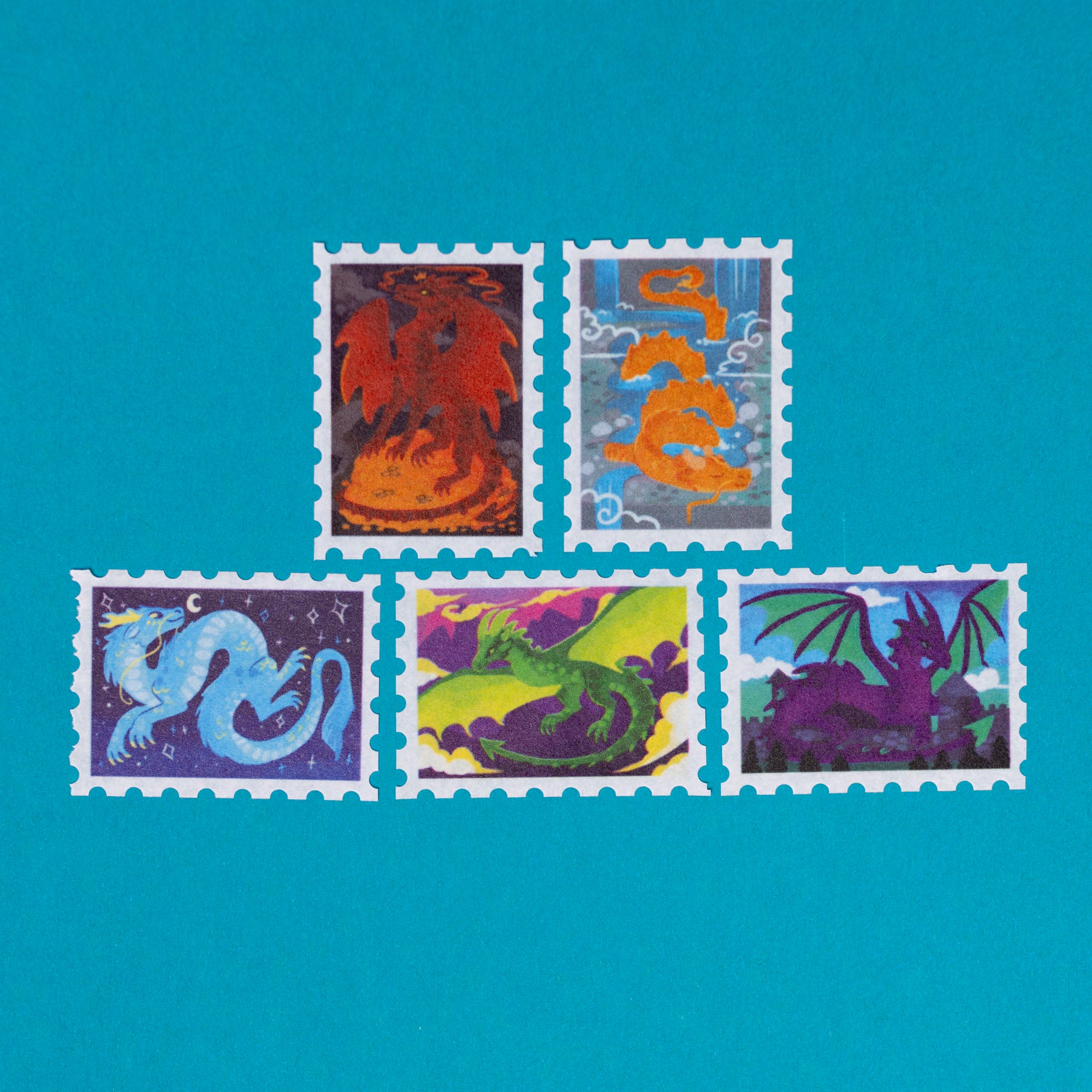 Dragon Stamp Washi