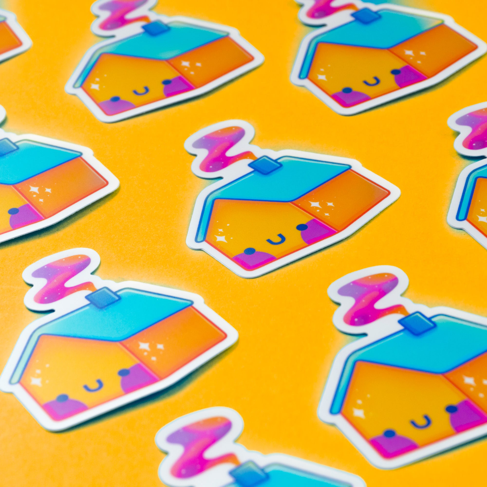 Happy Home Vinyl Sticker