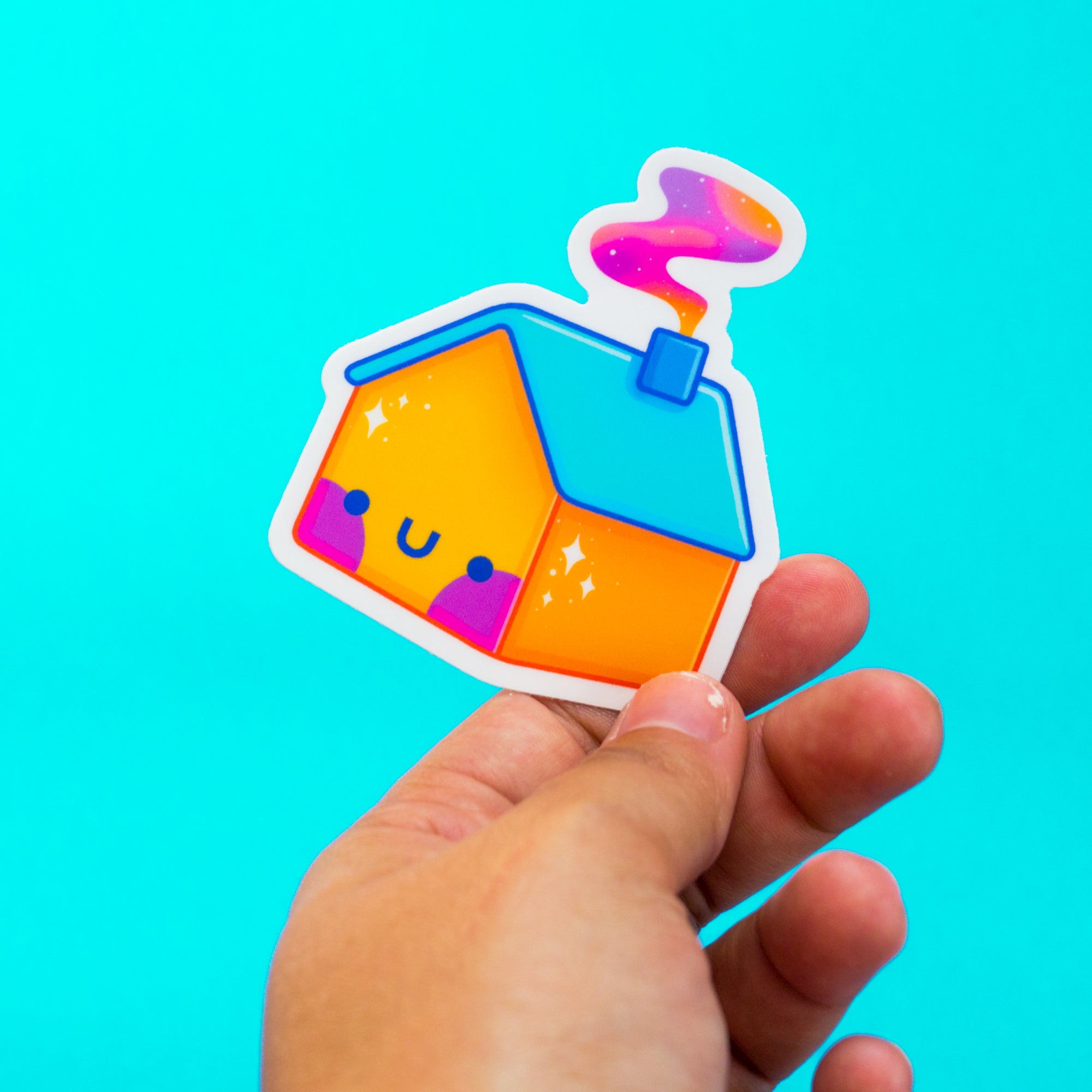 Happy Home Vinyl Sticker