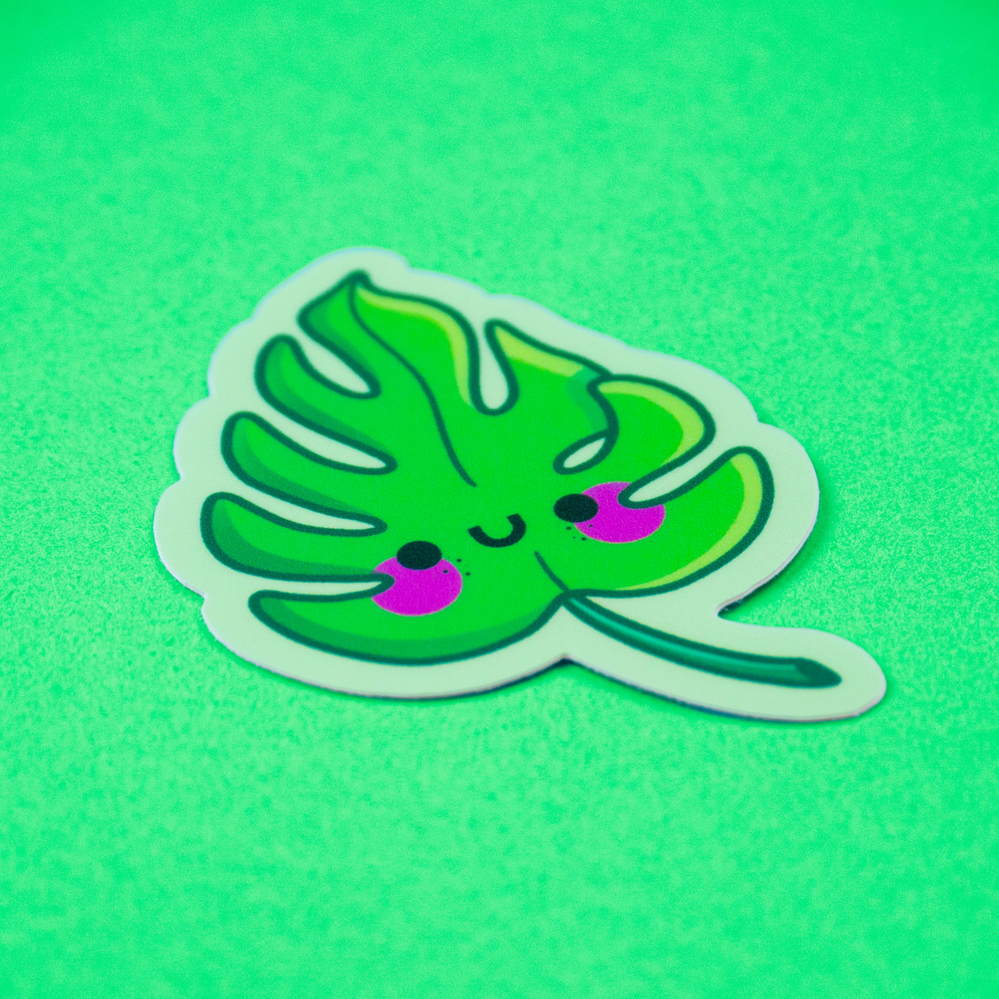 Monstera Leaf Vinyl Sticker