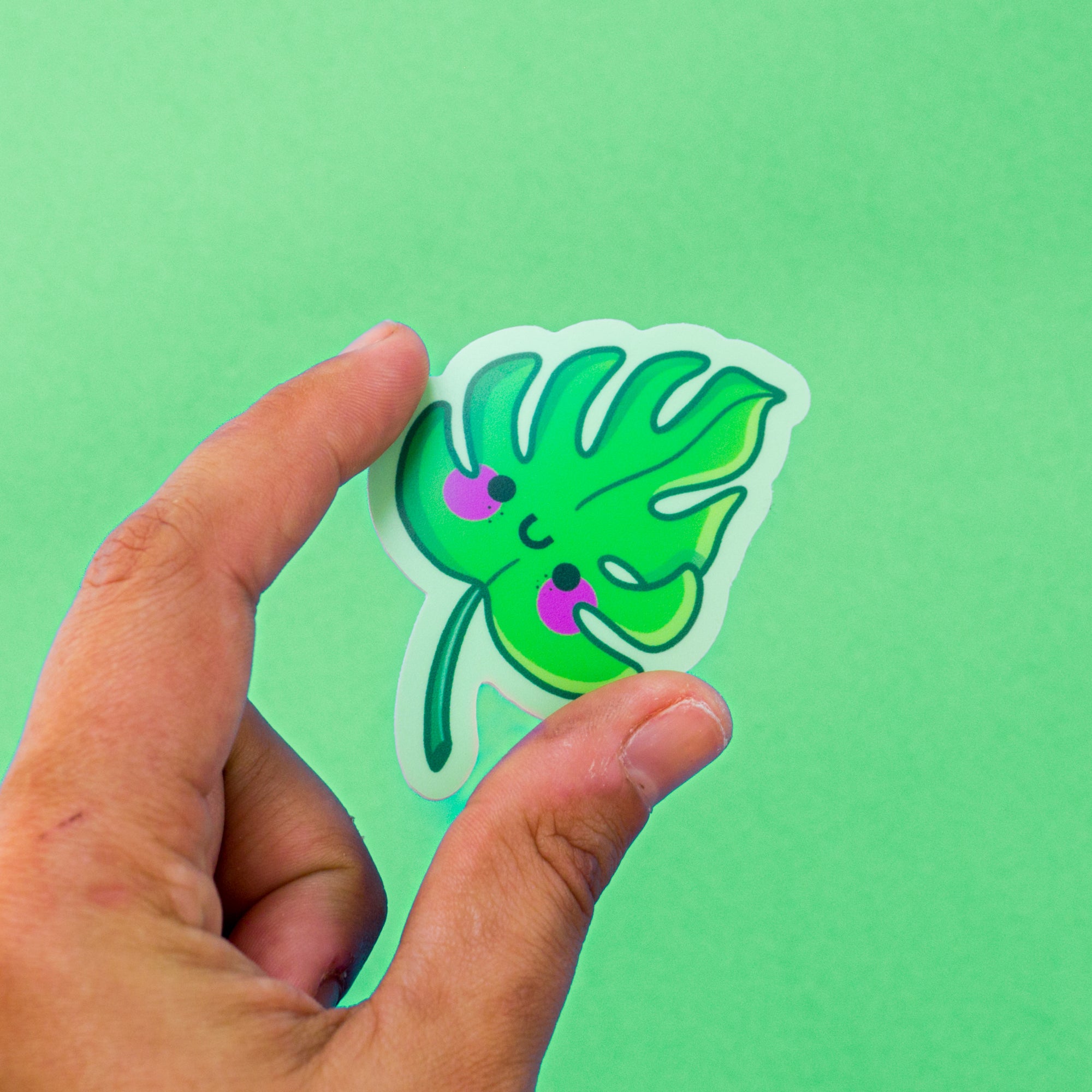 Monstera Leaf Vinyl Sticker