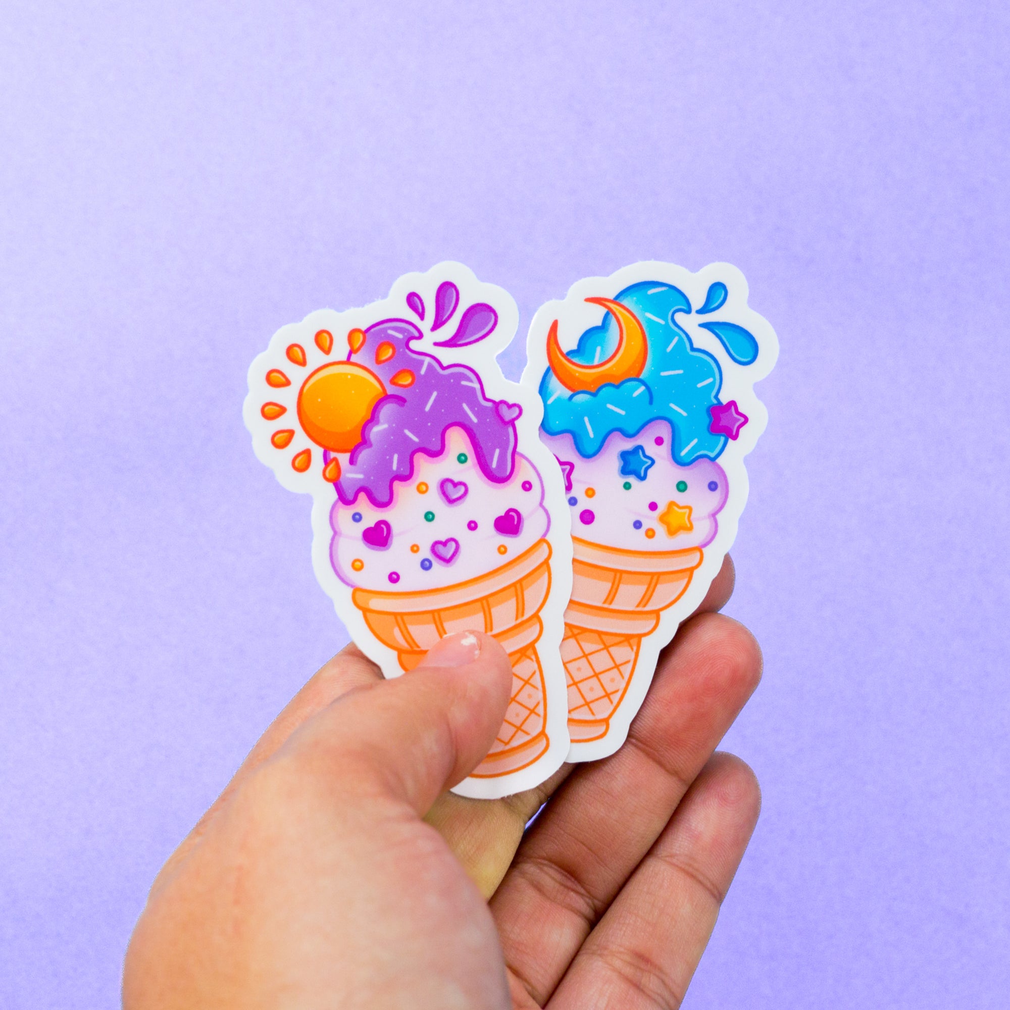 Dreamy Ice Creams Vinyl Sticker