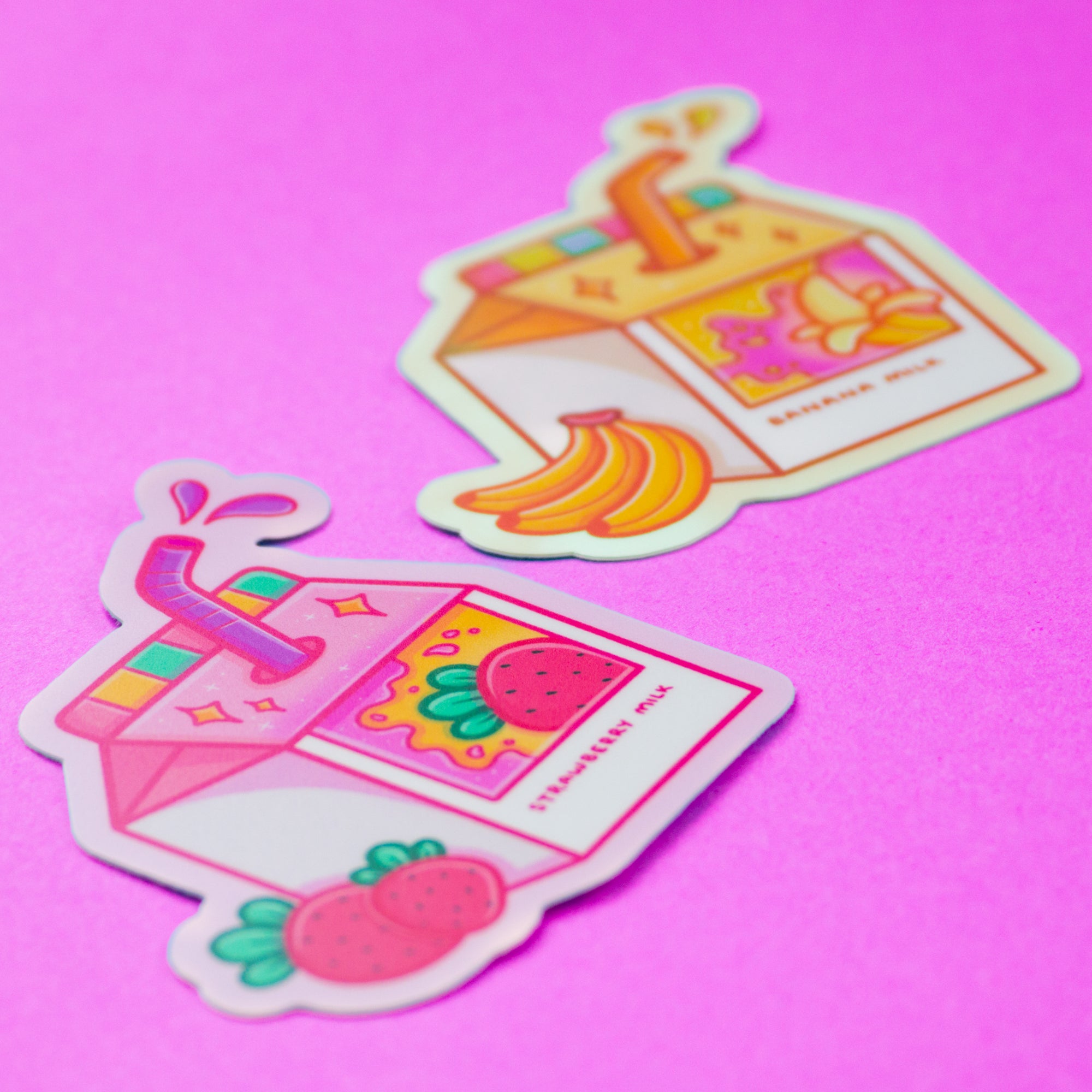 Fruity Milk Vinyl Sticker