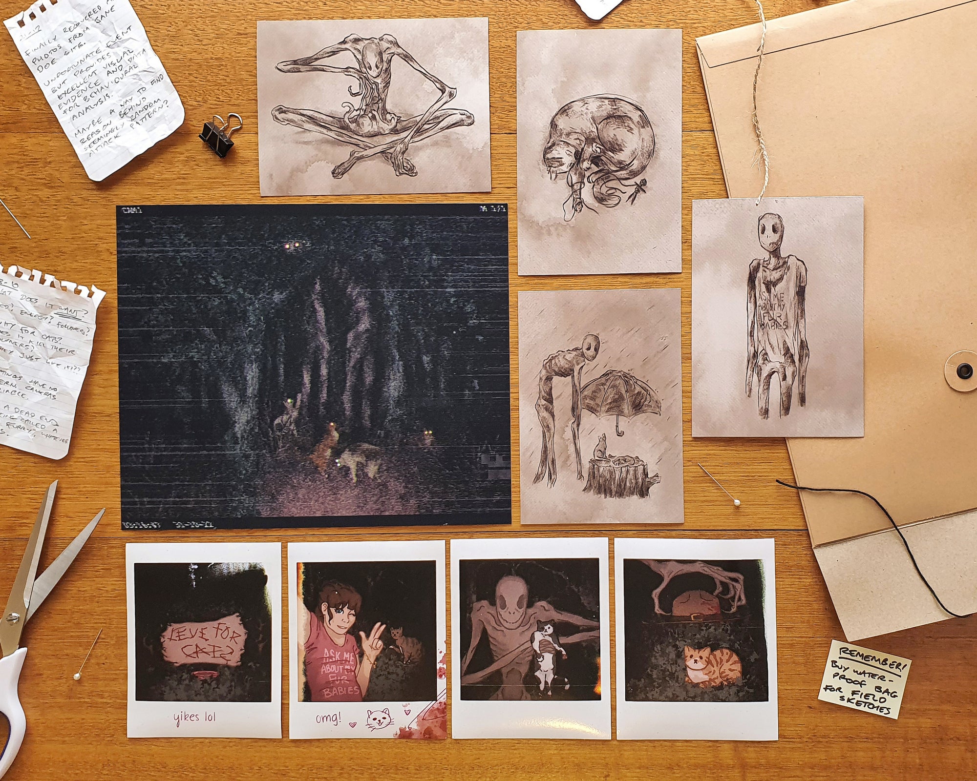 Urgent - evidence of cryptid activity (print collection)