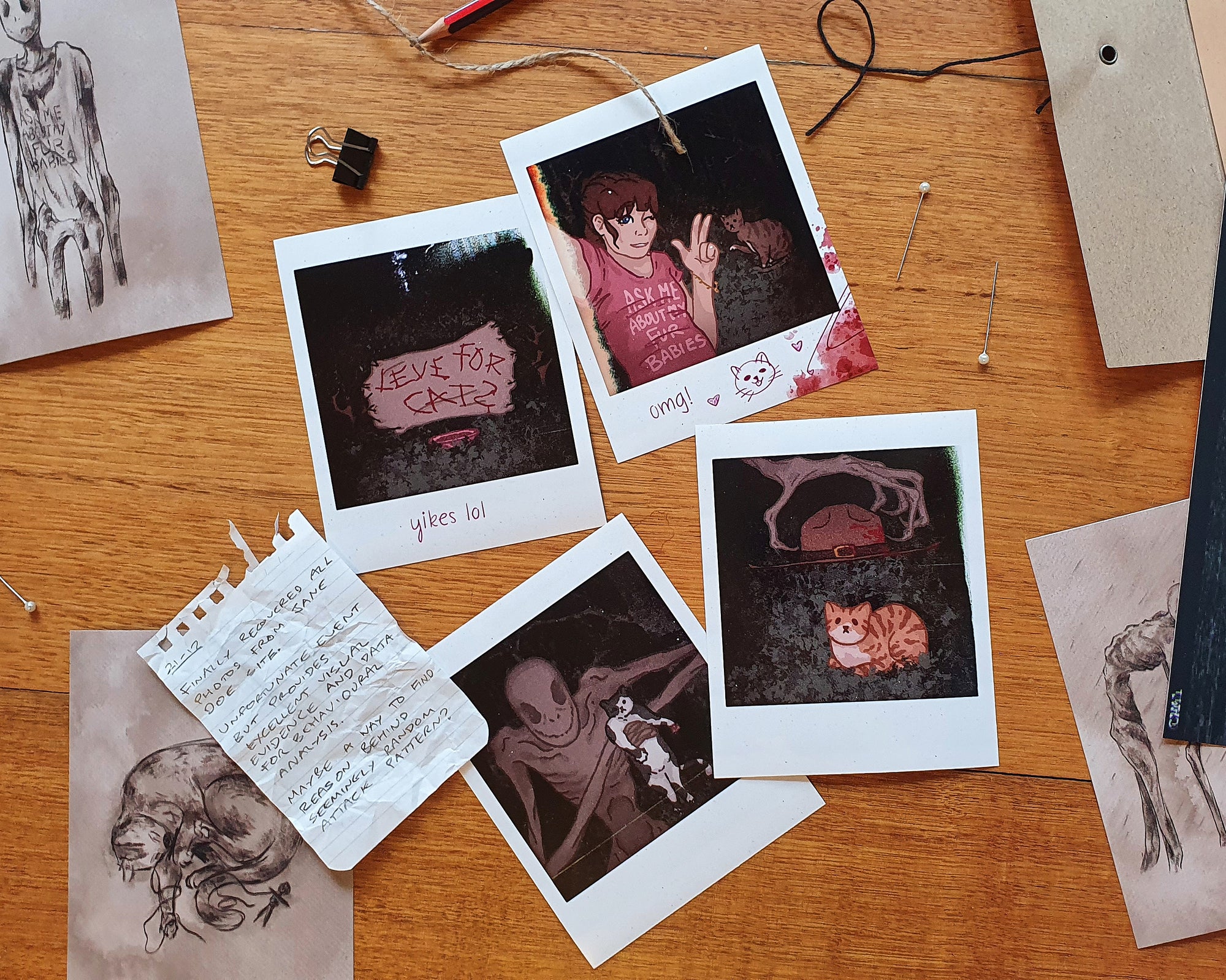 Urgent - evidence of cryptid activity (print collection)