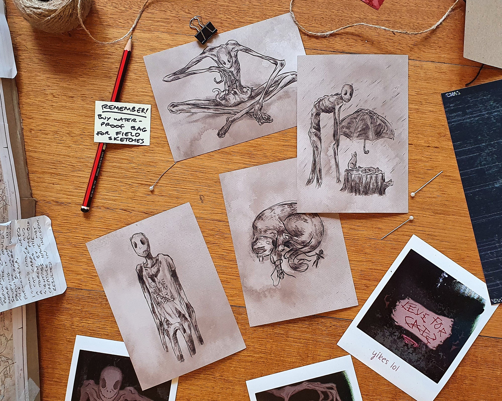 Urgent - evidence of cryptid activity (print collection)
