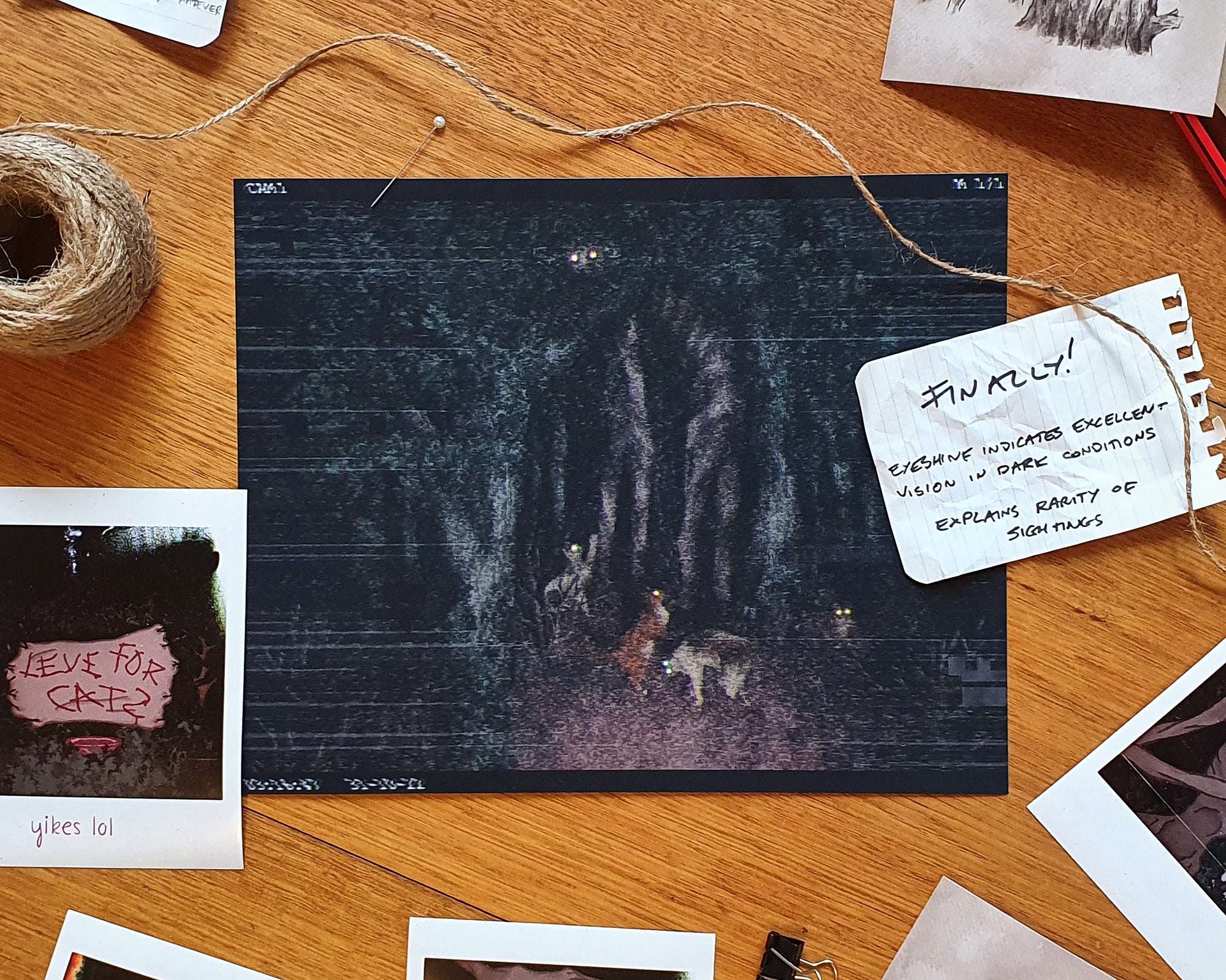Urgent - evidence of cryptid activity (print collection)
