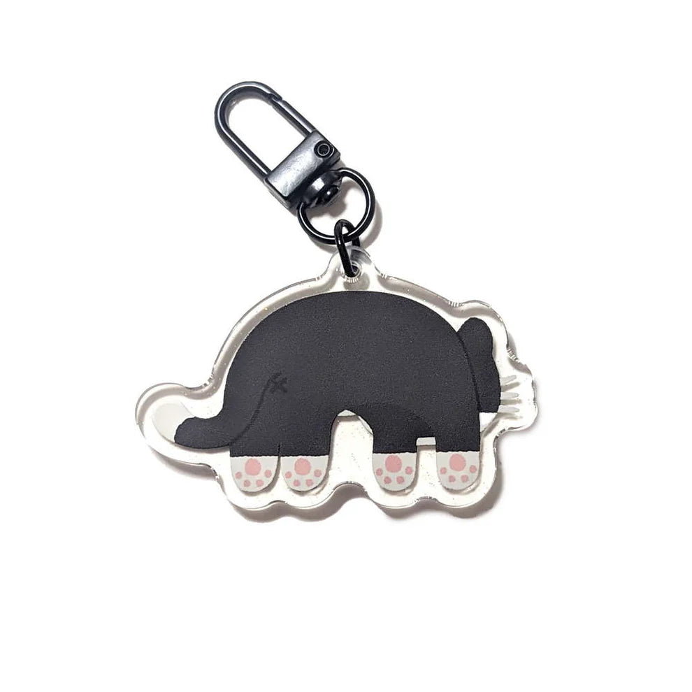 Tuxedo Cat Keychain