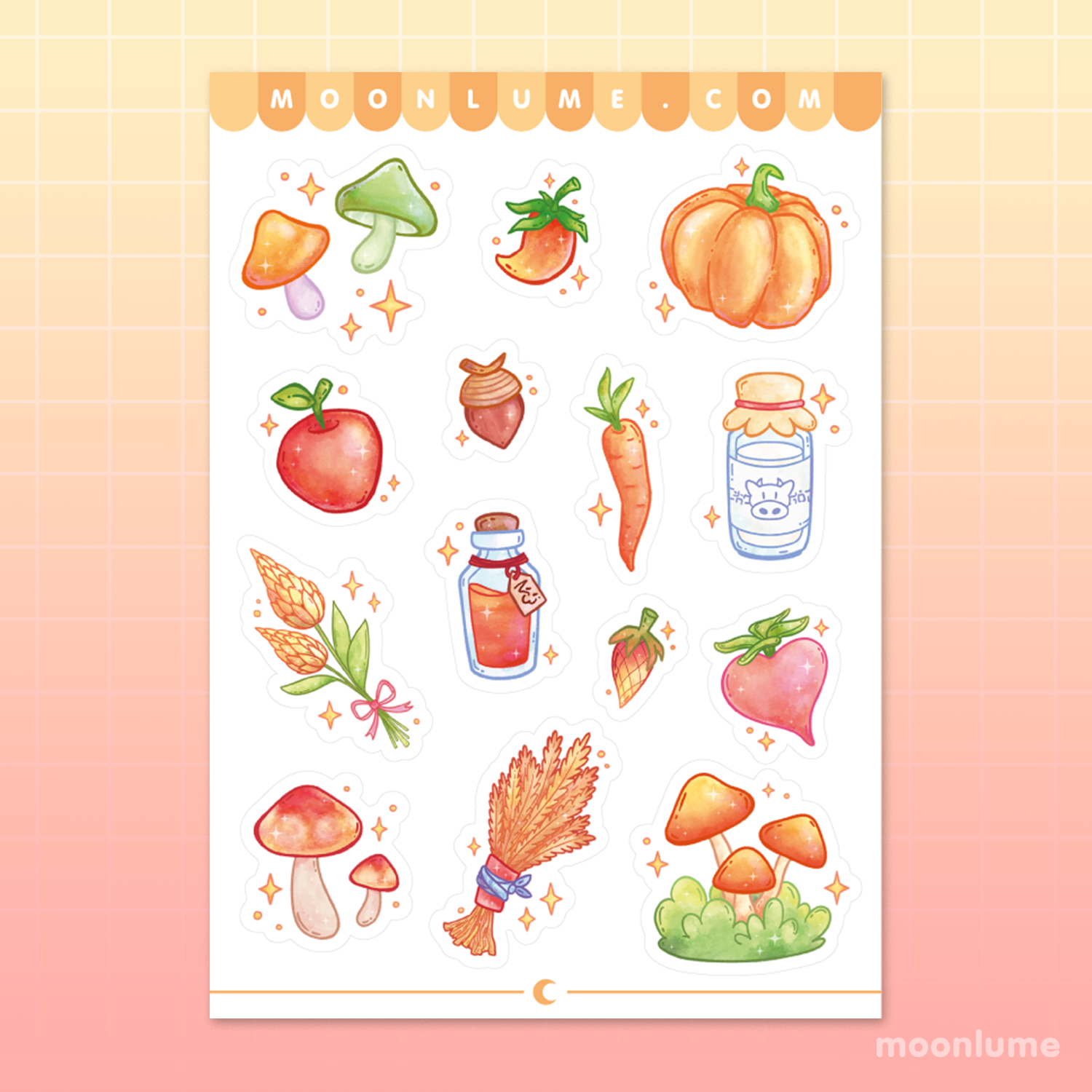 Farm & Forage vinyl sticker sheet