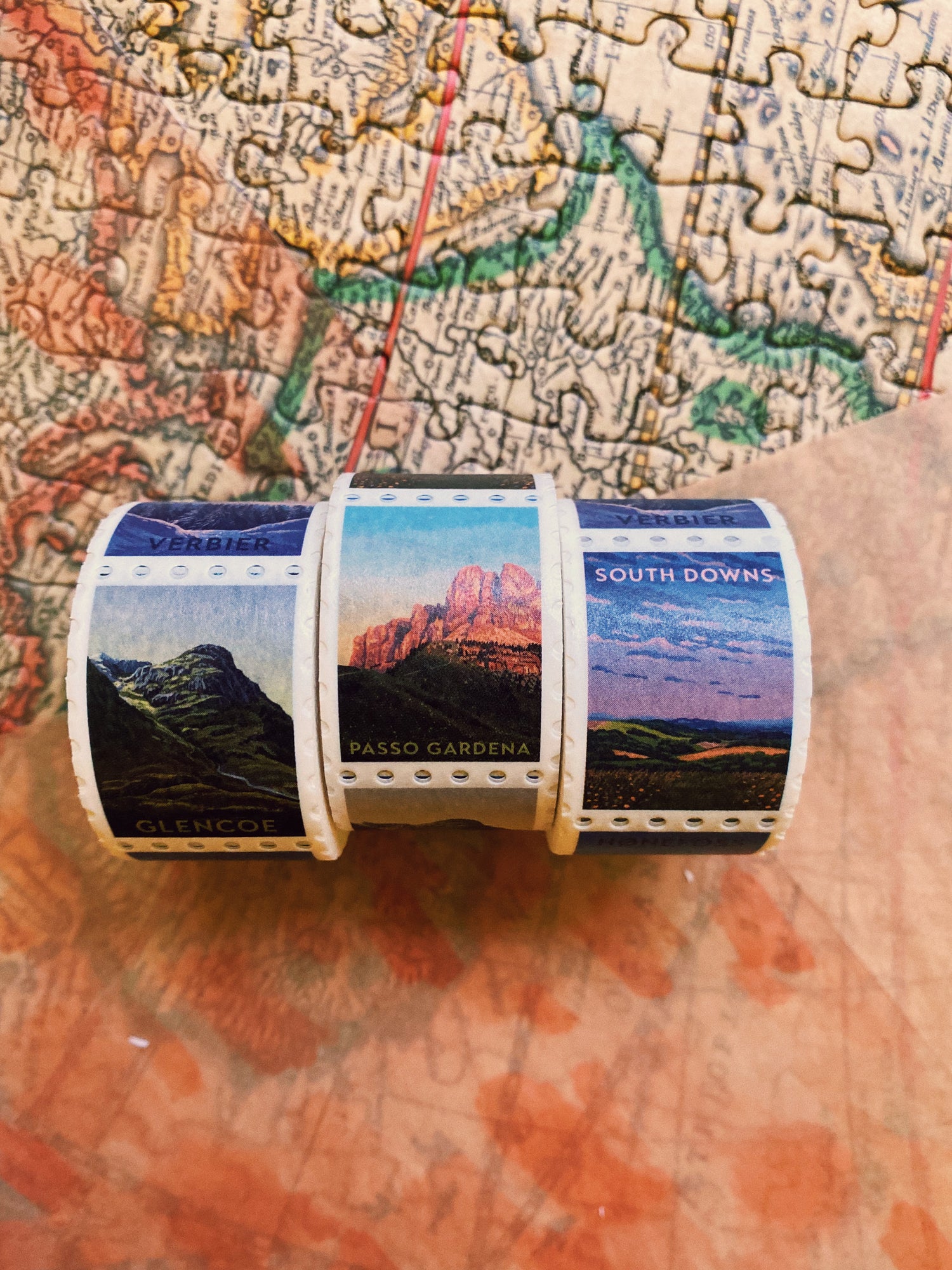 Memorable Views Stamp Washi Tape