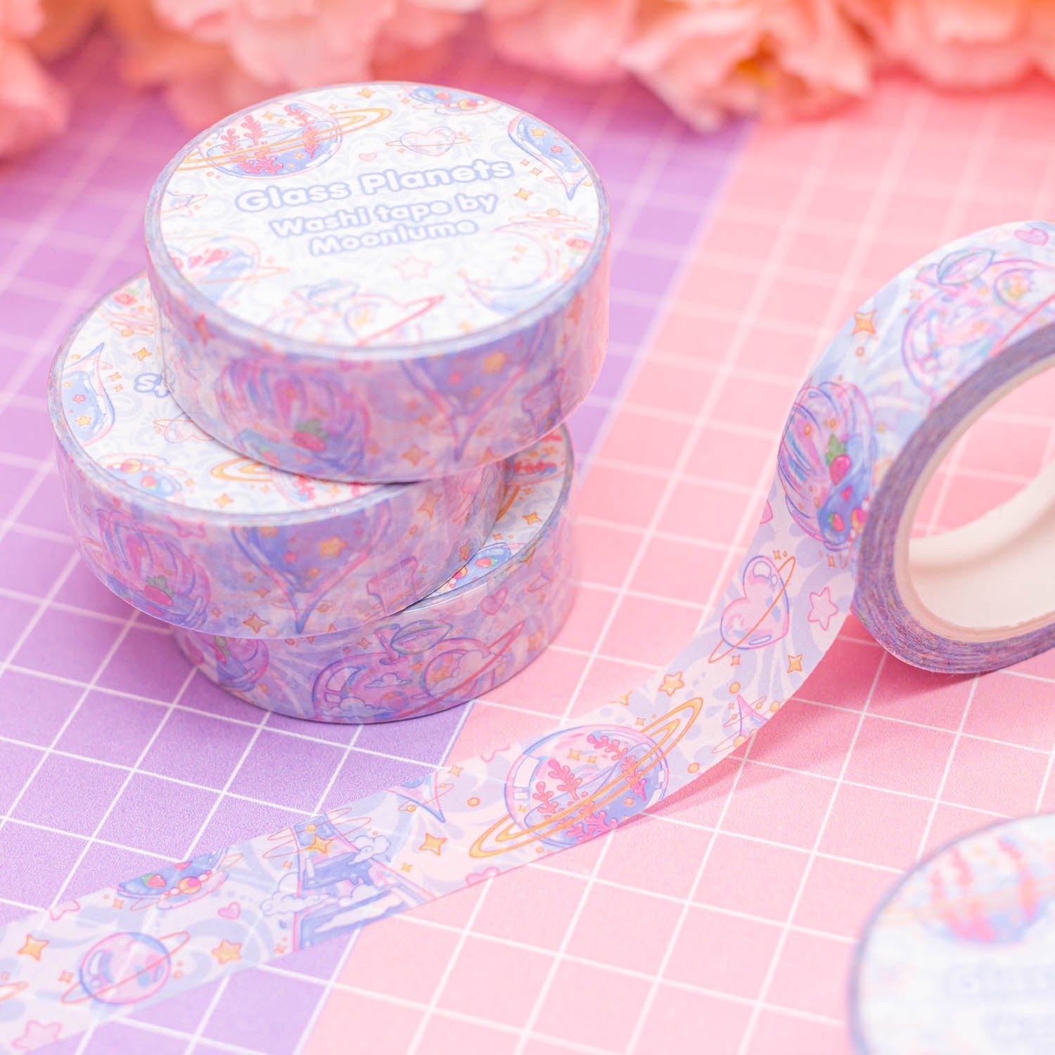 Glass Planets washi tape