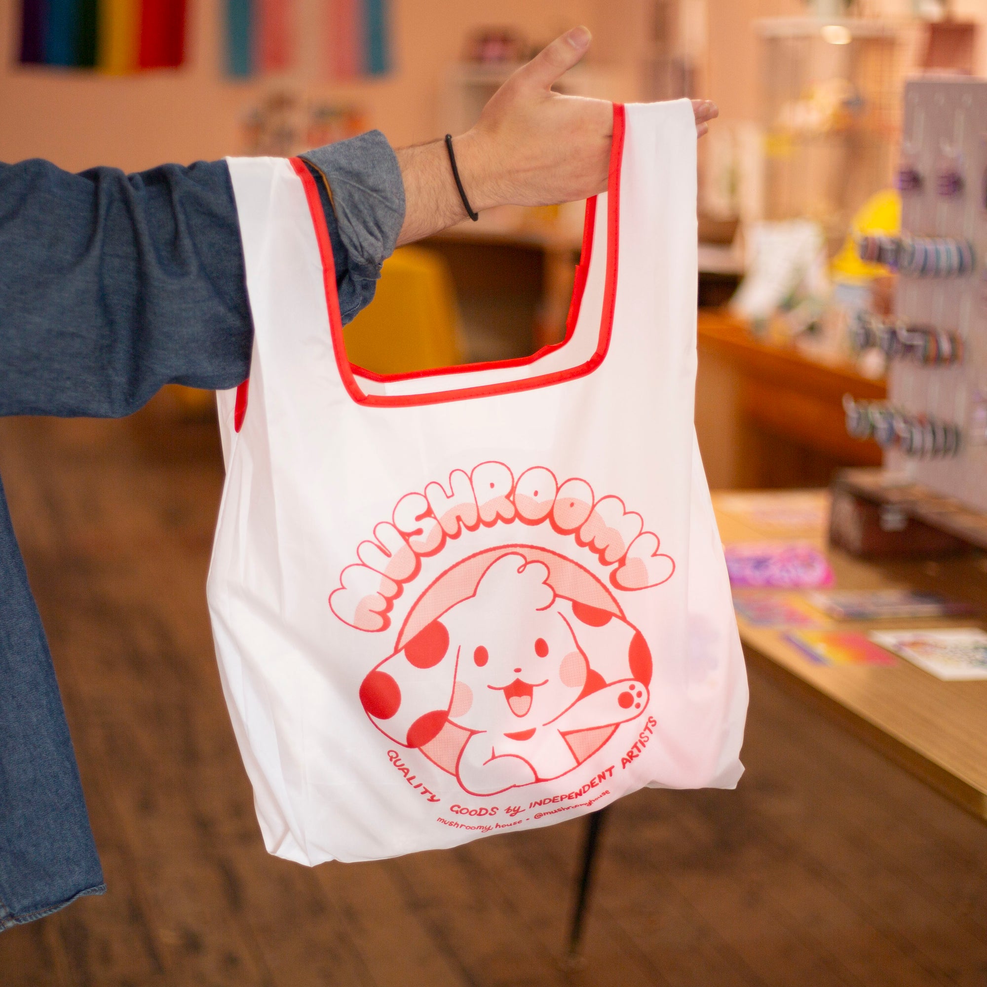 Mushroomy Reusable Shopping Bag