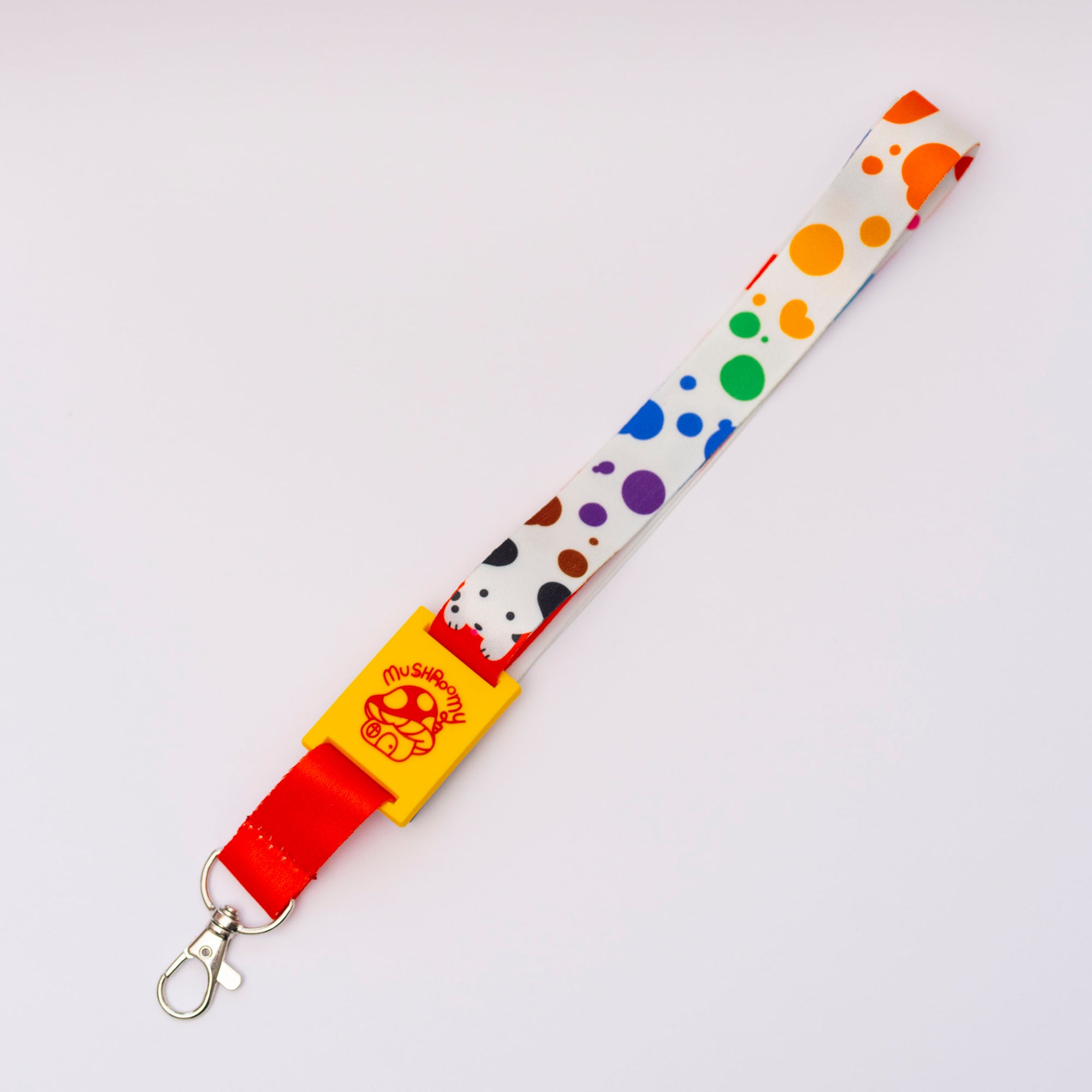 Rainbow Pride Puppy Lanyard