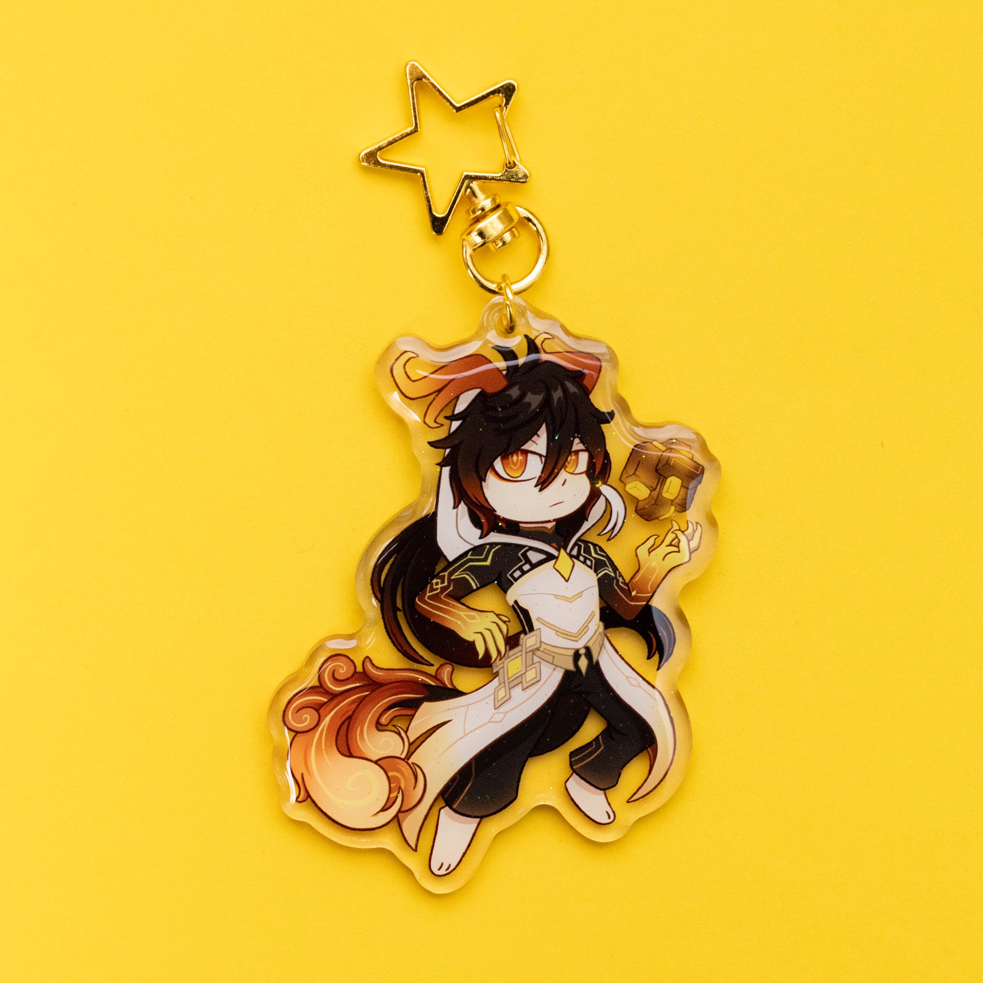 Morax/Zhongli Acrylic Charm