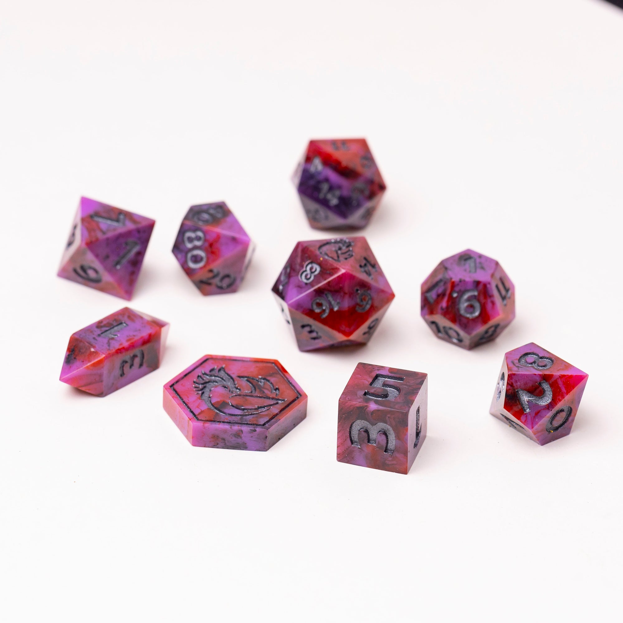 Gothic Pursuit - 9 Piece Dice Set