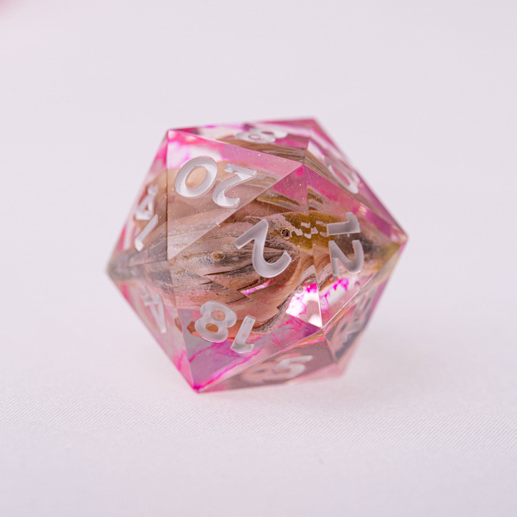 Pretty 'n Pink - D20 + D6 + D4 Dice Sets