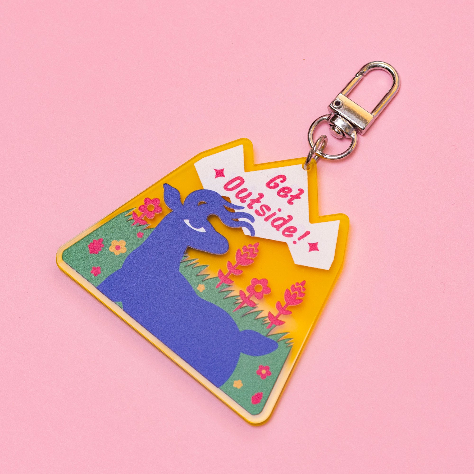 Get Outside! Acrylic Keychain