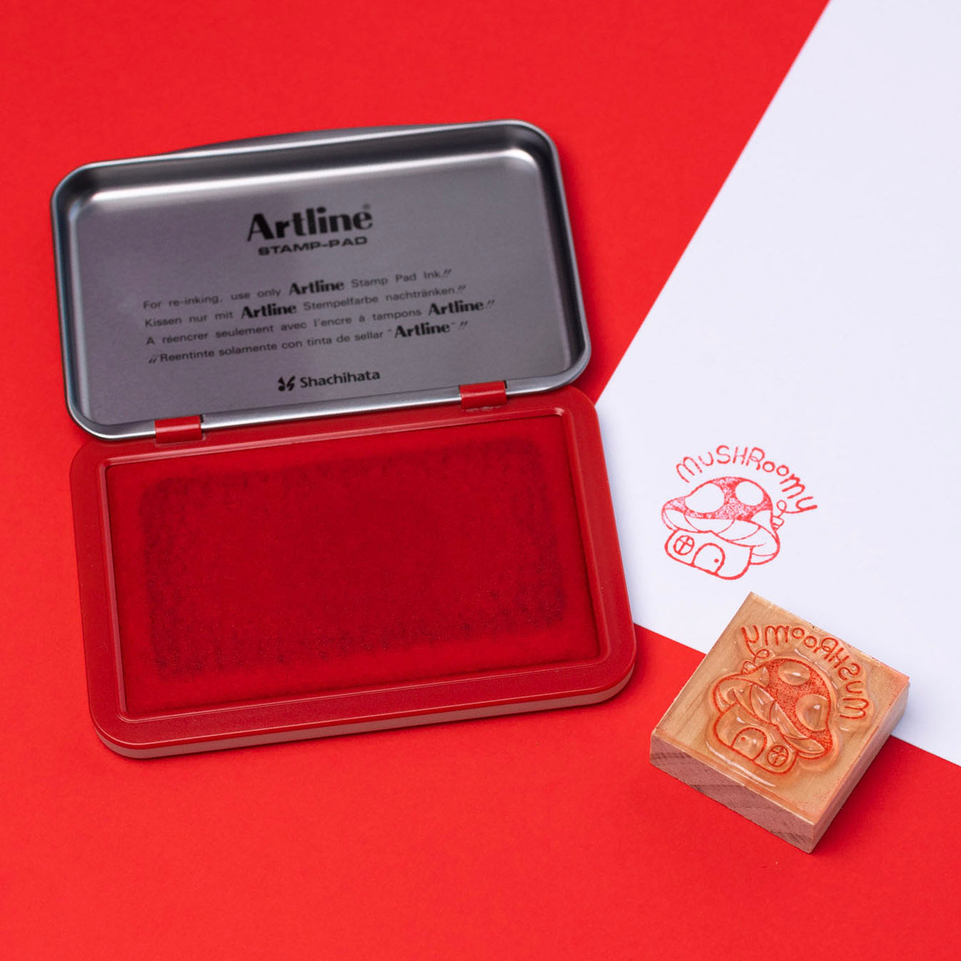 Artline STAMP PAD No.0 Red