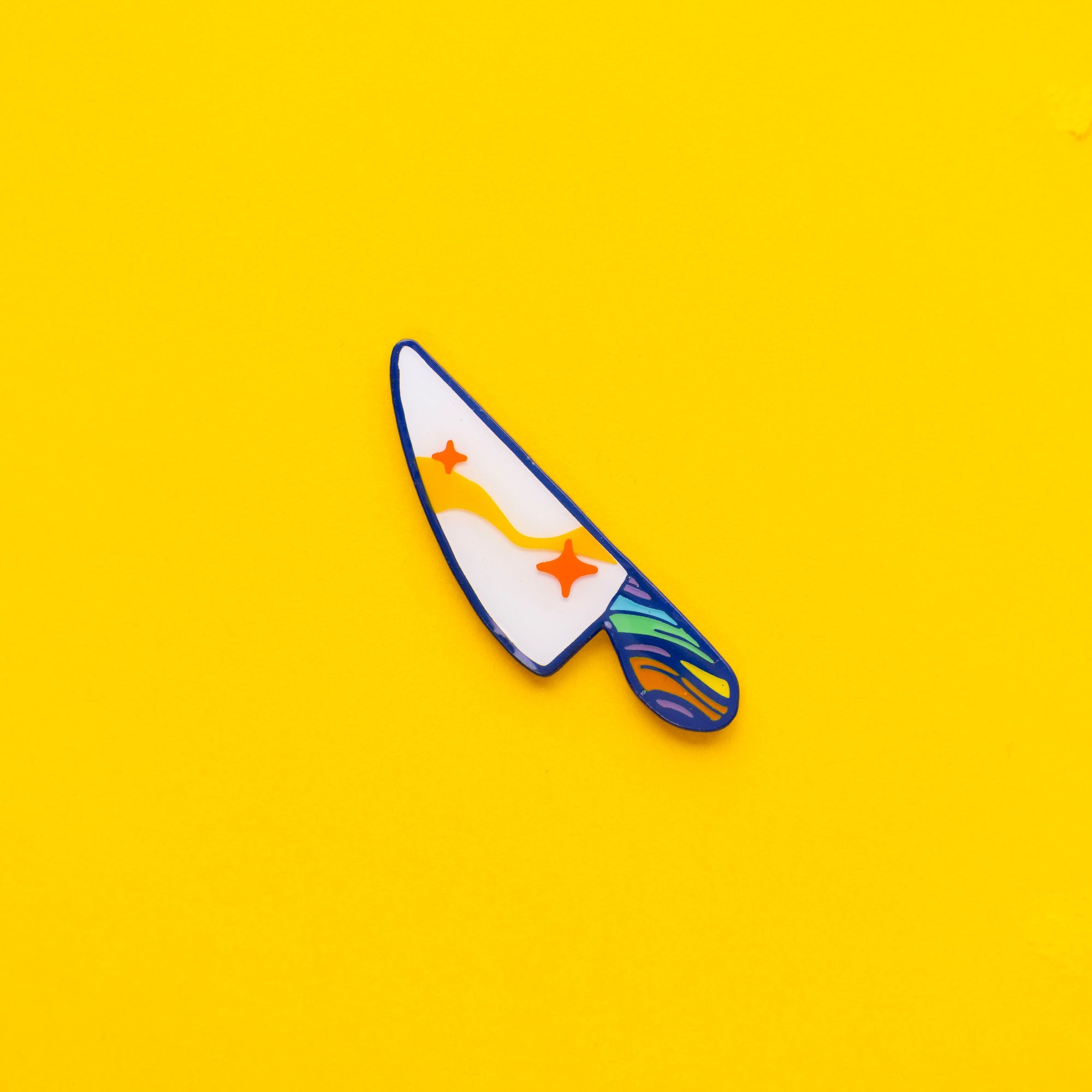 Gay Pride Flag Enamel Pin - 2