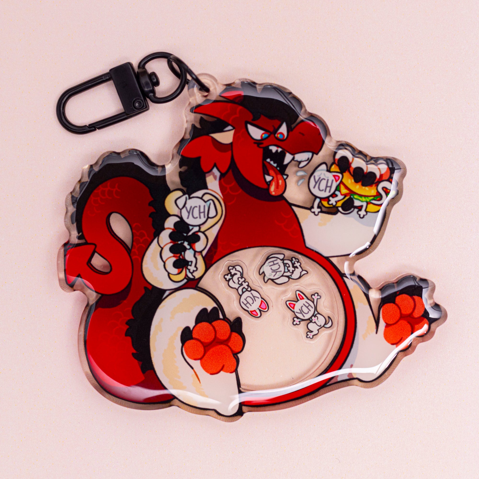 Burgers and Hotdogs Shaker Charm