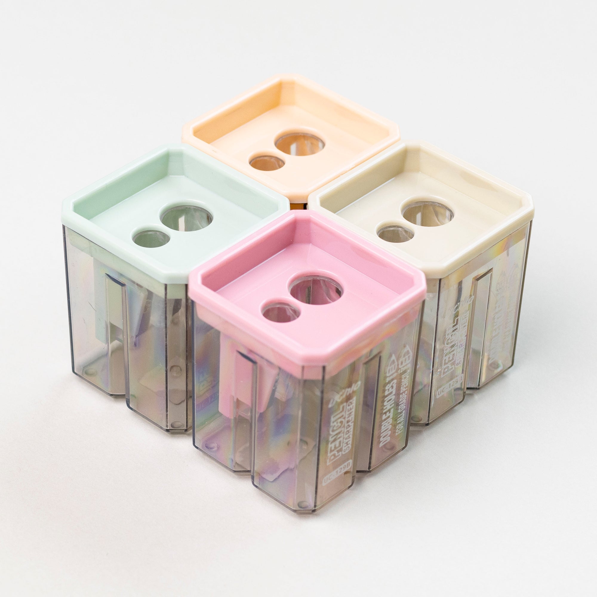 Uchio Geometric Pencil Sharpener - Pink