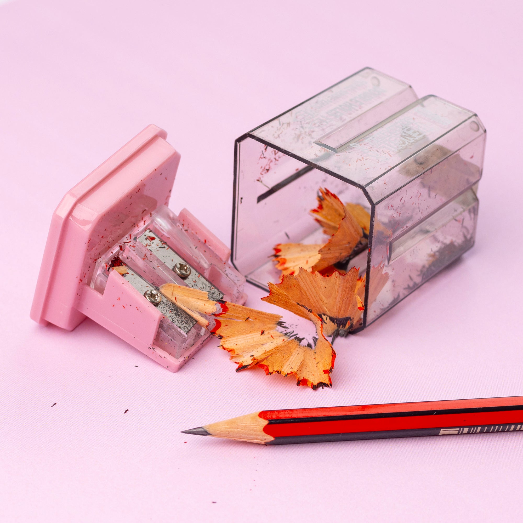 Uchio Geometric Pencil Sharpener - Pink