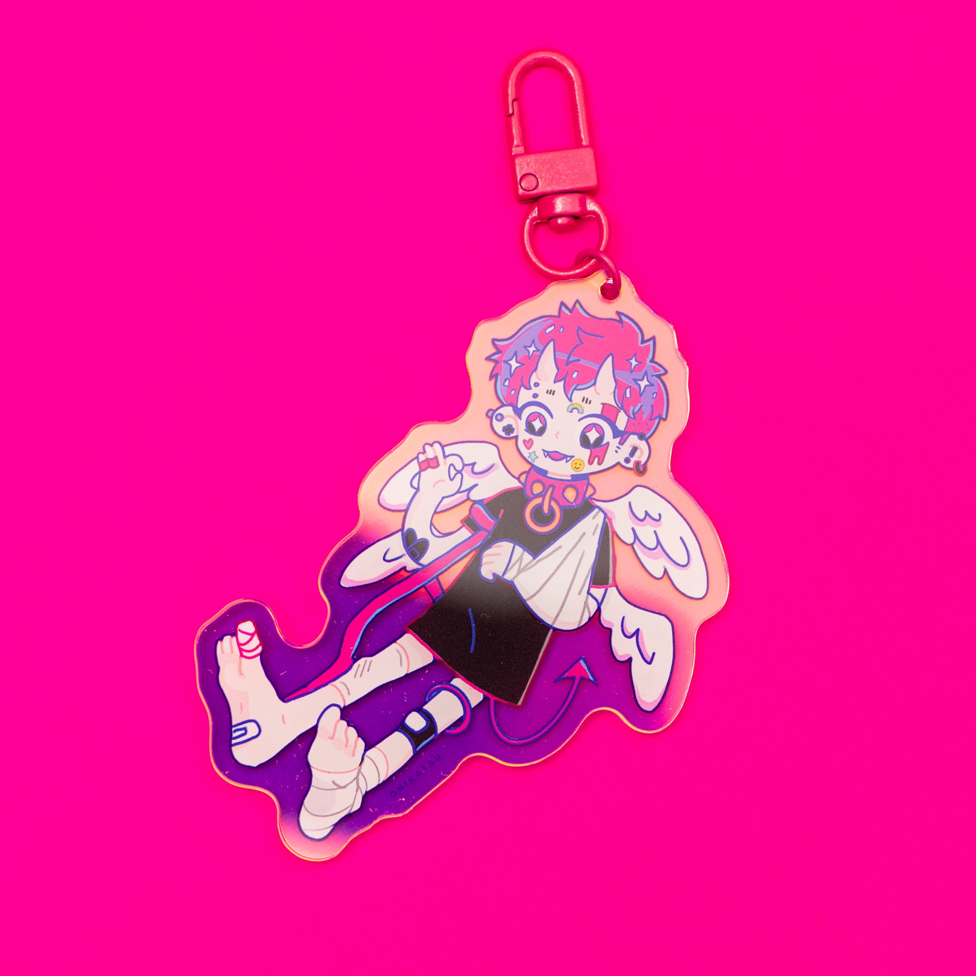 Hurt boy (oc) - keychain