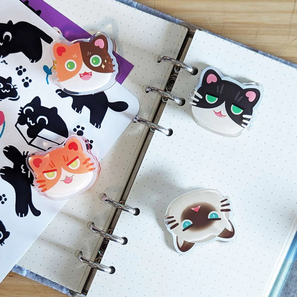 Cats snack clip- set of 4