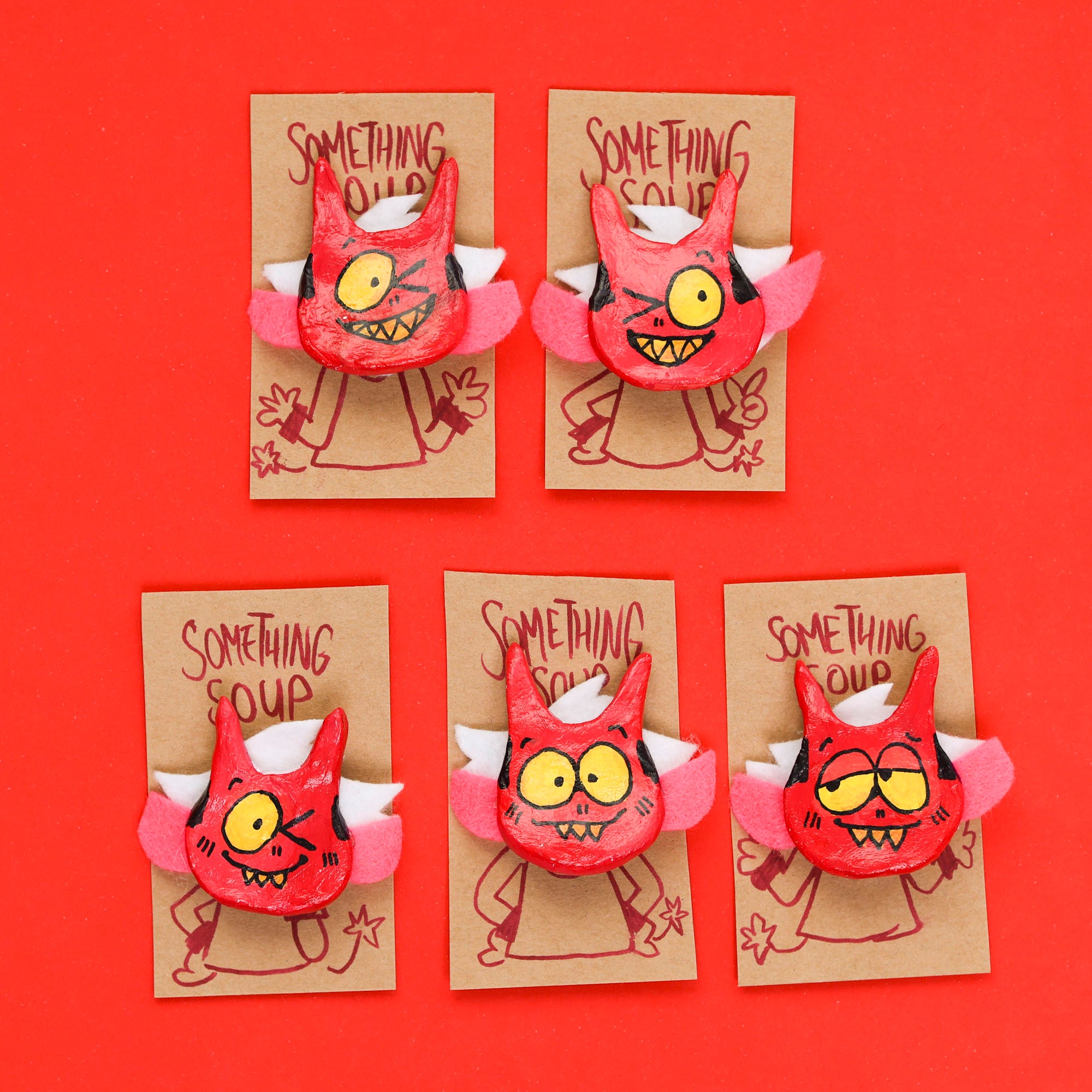 Handmade soup pins - Jester