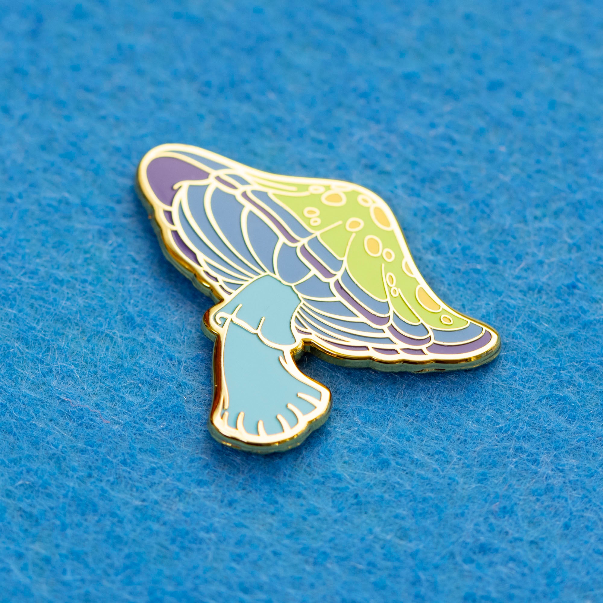 Wylde Flowers Gloaming Mushroom Enamel Pin