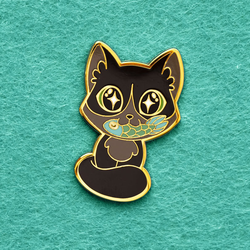 Wylde Flowers Cleocatra Enamel Pin