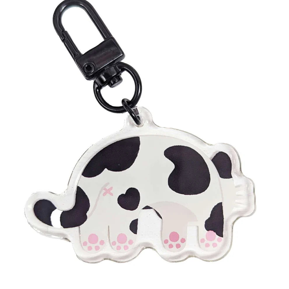 Cow Cat Keychain