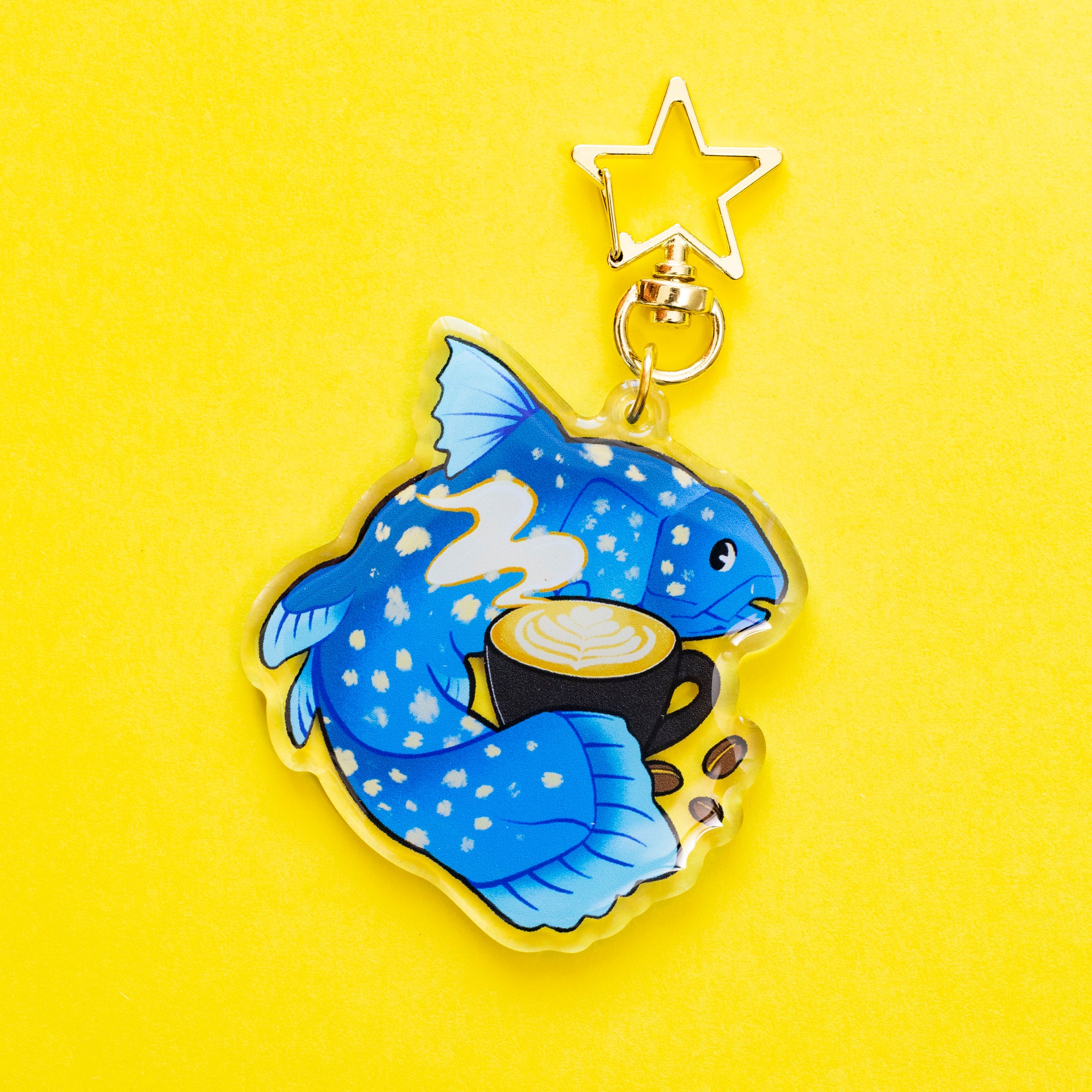 Coelacanth Coffee Charm